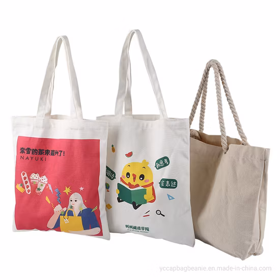 Custom Cheaper Polyester Cotton Gift Shopping Tote Bag