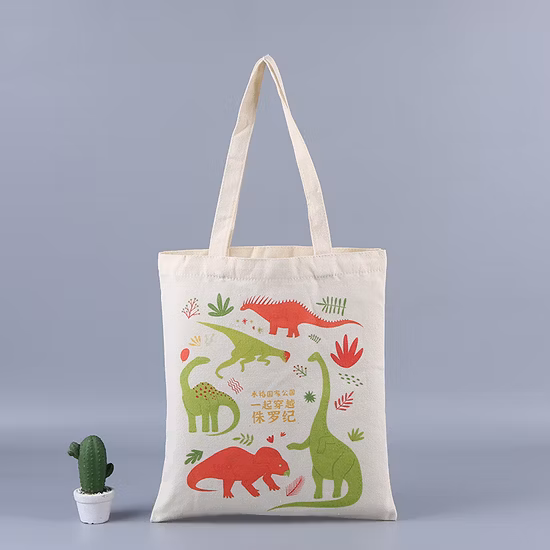 Custom Printed Eco Friendly Canvas Tote Shoulder Bag Reusable Durable Promotional Huge Cotton Bag