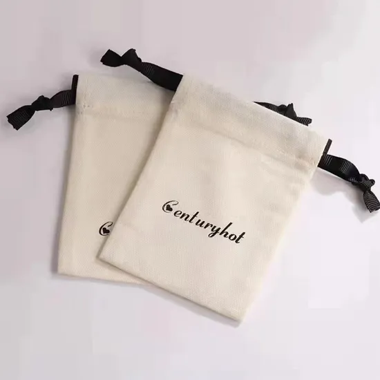 Cotton Drawstring Muslin Bags Linen Pouch for Tea Coffee Bar Soap Herbs Packaging Wholesale Supplier 