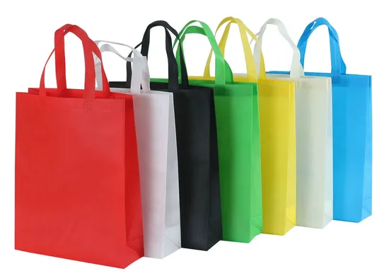 Custom Ultrasonic Sewing RPET Grocery Tote Bags Non Woven Bag 
