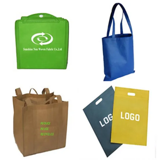 Customized Logo Printing Ultrasonic Non Woven Die Cut Handle Bag 