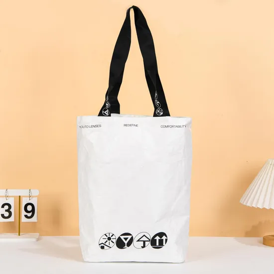 DuPont Tyvek Paper Reusable Shopper Bag Cotton Polyester Canvas Jute Shopping Tote Bag 