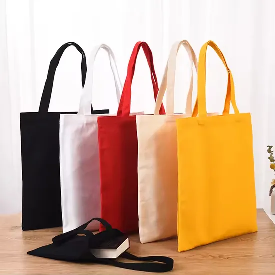 Sublimation Tote Bag Blank Polyester Cotton Hobo Canvas Boat Bags Wholesale City Tote Bag with Leather Handles 
