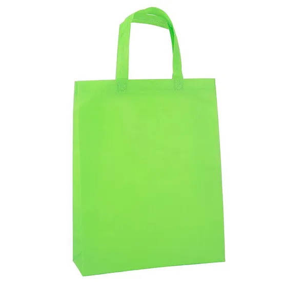 Recycle Ultrasonic Grocery Tote Fabric PP Non Woven Shopping Bag 