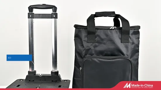 Printing Supermarket Grocery Foldable Shopping Trolley Bag 