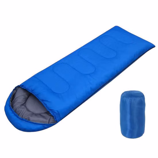Wholesale Cheap Outdoor Polyester Adult Fiber Cotton Waterproof Travel Hiking Camping Envelope Sleeping Bag